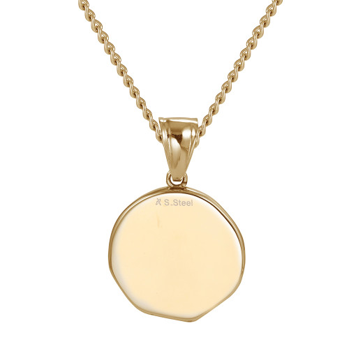 Zlatý přívěsek z chirurgické oceli PSS1162GD