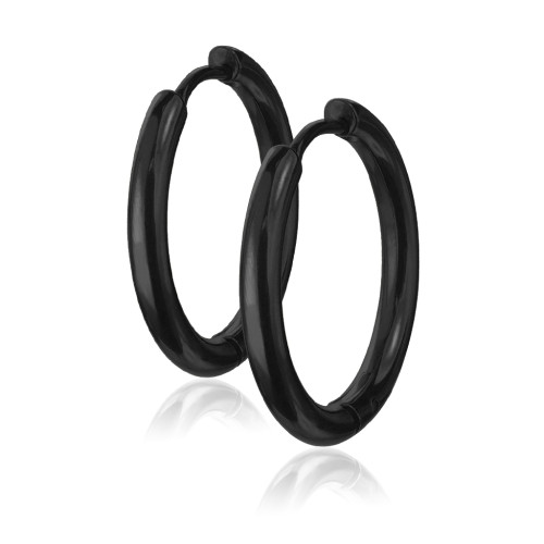 Kruhové náušnice 3065-BK