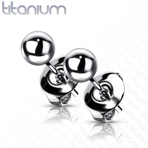 Náušnice pecky titan SET23ER03