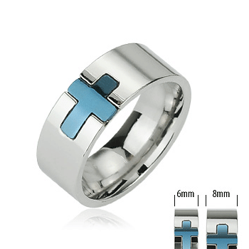 Ocelový prsten Spikes 1543