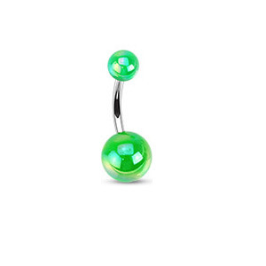 Piercing pupíku 1103 - Green