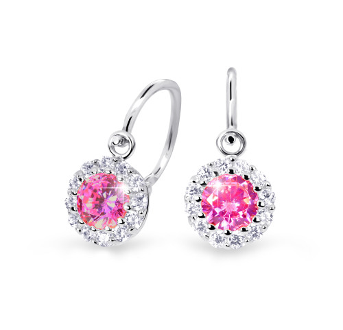 Zlaté dětské náušnice Cutie Jewellery C2745B-Tcf Red