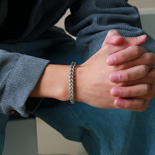 Ocelový náramek SEBR946