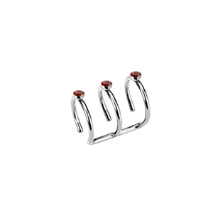 Piercing ucha 06-RED