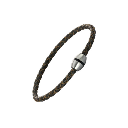 Pánský náramek z kůže BSS362BRW