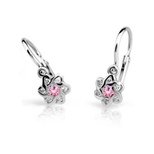 Dětské náušnice Cutie Jewellery C2149B Pink