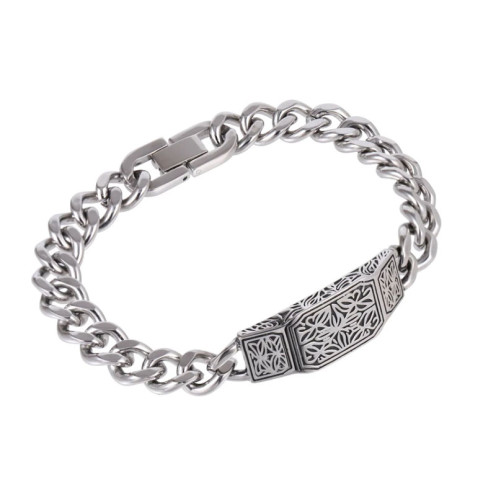 Pánský náramek z chirurgické oceli BSS160