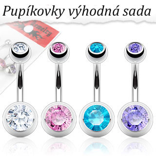 Piercing do břicha souprava 014