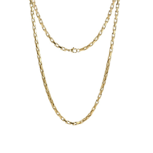 Pánský pozlacený řetízek z chirurgické oceli MNSS48GD