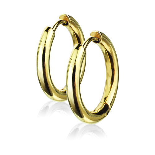 Kruhové náušnice 3065-GD