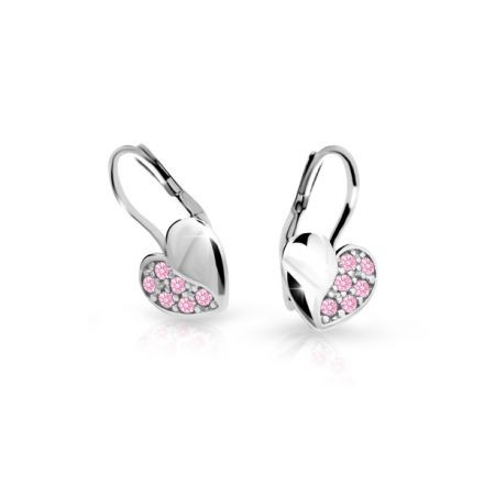 Zlaté dětské naušničky Cutie C2160BKL-Pink