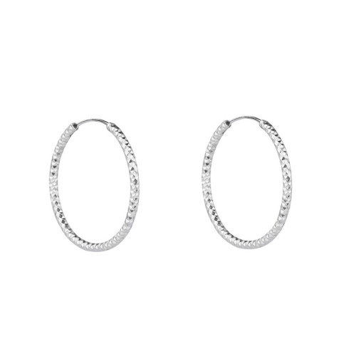 Stříbrné kruhové náušnice 303004011