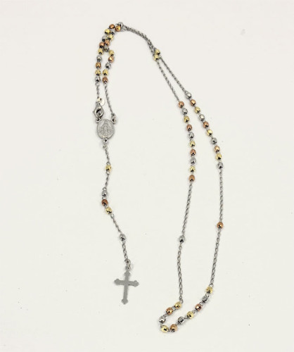 Pozlacený stříbrný růženec 3019370011-Gd