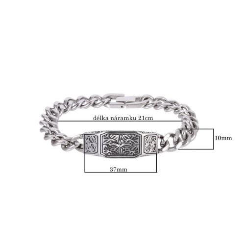 Ocelový náramek pánský BSS1060