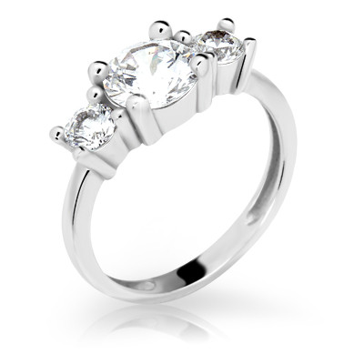 Zásnubní stříbrný prstýnek 2328