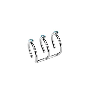 Piercing ucha 06-AQUA