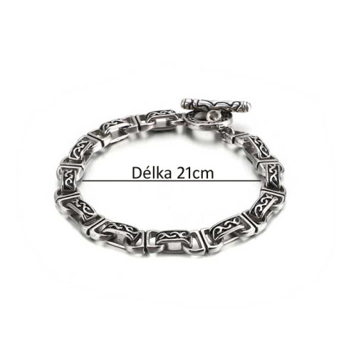 Náramek na ruku chirurgická ocel WJHB468-1