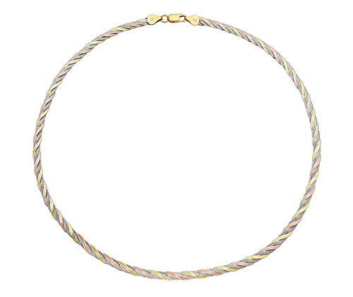 Pozlacený stříbrný náhrdelník pro ženy a dívky 3120470009