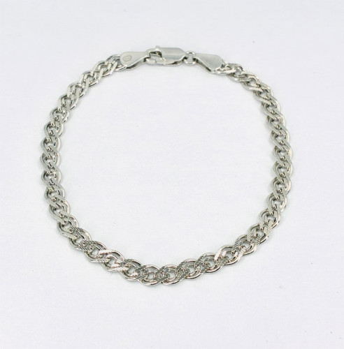 Stylový náramek na ruku stříbrný 3046760052