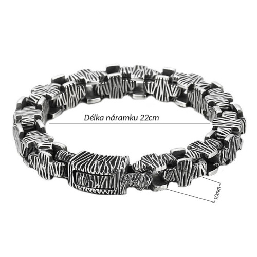Ocelový náramek pánský WJHB821