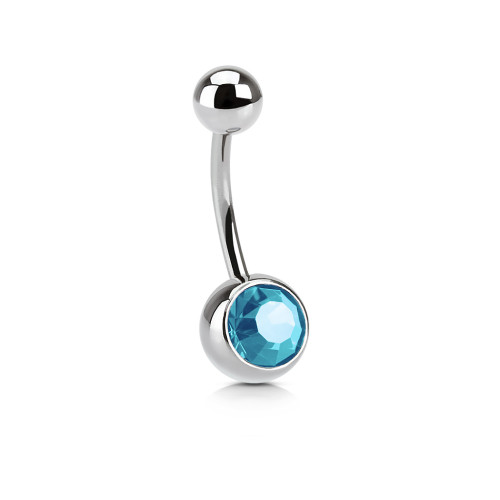 Piercing do pupiku SENS03-Aqua