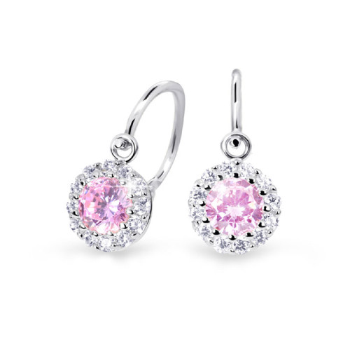 Náušnice pro miminko zlaté Cutie Jewellery C2745B-Růžová