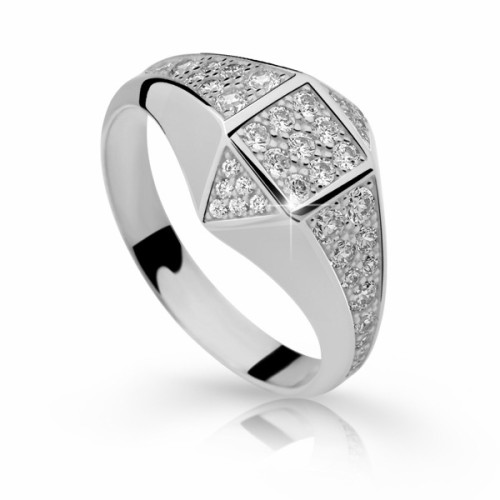 Prstýnek stříbrný se zirkony 2310