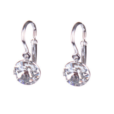 Dětské stříbrné náušnice Swarovski elements 30140800001