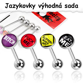 Set piercingu jazyka 016