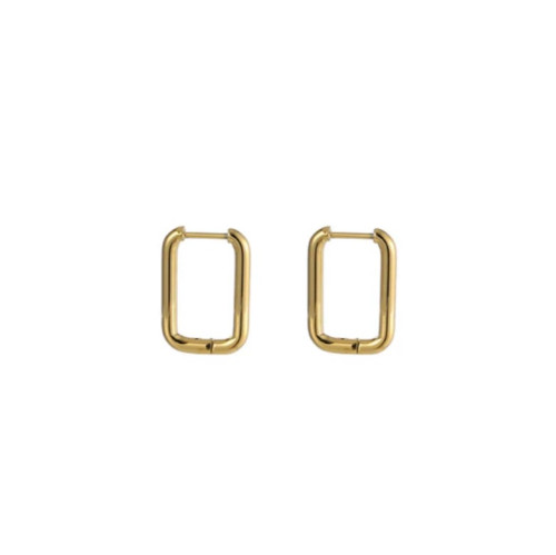 Minimalistické pozlacené náušnice z chirurgické oceli ESS729-10GD