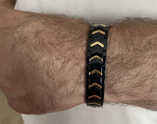 Ocelový magnetický náramek WJHB720