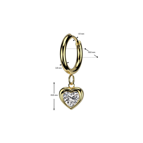 Ocelové visací náušnice SESE4654