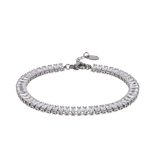 Stylový dámský náramek se zirkony MBSS223