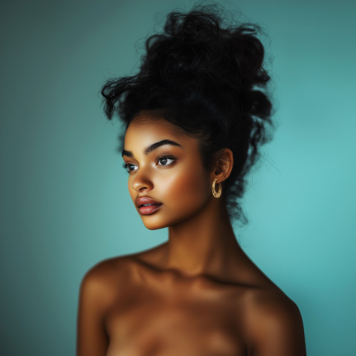 Moderní ocelové náušnice zlaté MESS49GD