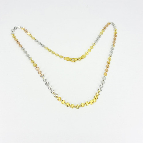 Luxusní pozlacený náhrdelník stříbro 925 3131820005