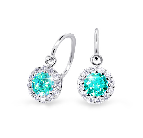 Náušničky pro miminko Cutie Jewellery C2745B-Mint Green