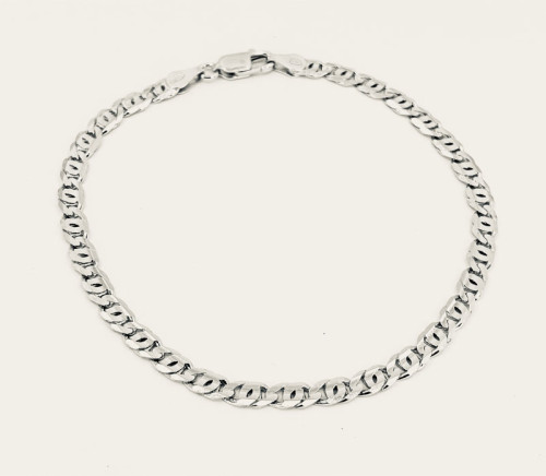 Stylový náramek na ruku stříbrný 3056220064