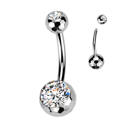 Piercing do pupíku z titanu SETXN046