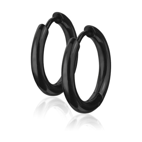 Kruhové náušnice 3065-BK