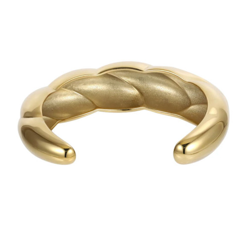 Náramek bangle z chirurgické oceli MBSG25GD