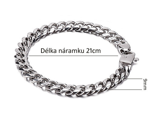 Náramek chirurgická ocel WJHB76