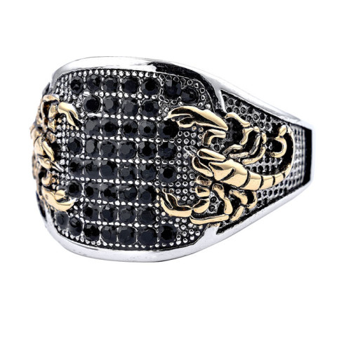 Ocelový prsten pro muže a ženy WJHZ1839