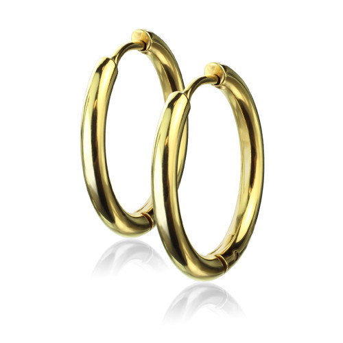 Kruhové náušnice 3065-GD