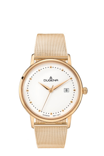 Zlaté dámské hodinky Dugena Mila 4460791-MB03