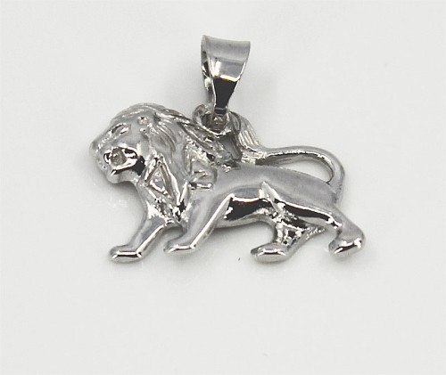 Stříbrný přívěsek se znamením Lva 308525004