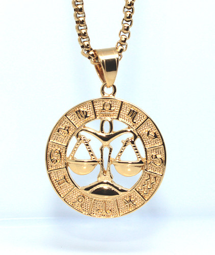 Náhrdelník se znamením váhy chirurgická ocel 3093