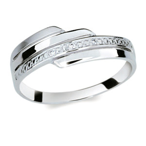 Stříbrný prstýnek se zirkony 1844