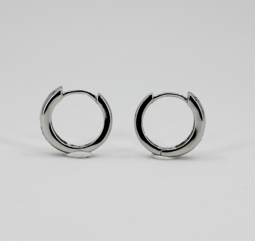 Náušnice stříbrné kroužky se zirkony 312674001