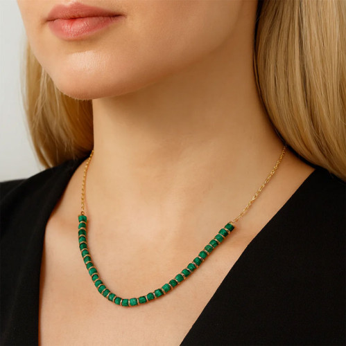 Dámský náhrdelník z chirurgické oceli NSS1014M