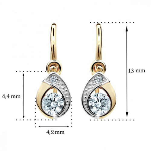 Dětské náušnice zlaté C1898Z